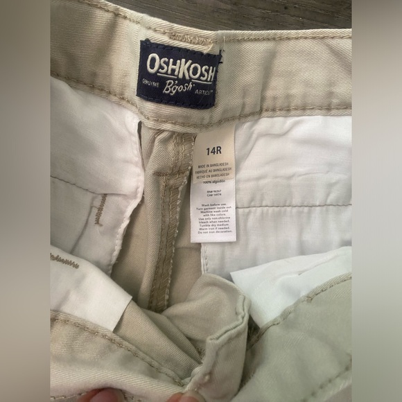 Oshkosh Tan Boys straight Pants size 14R - Picture 2 of 4